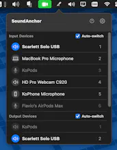 SoundAnchor for macOS gallery image