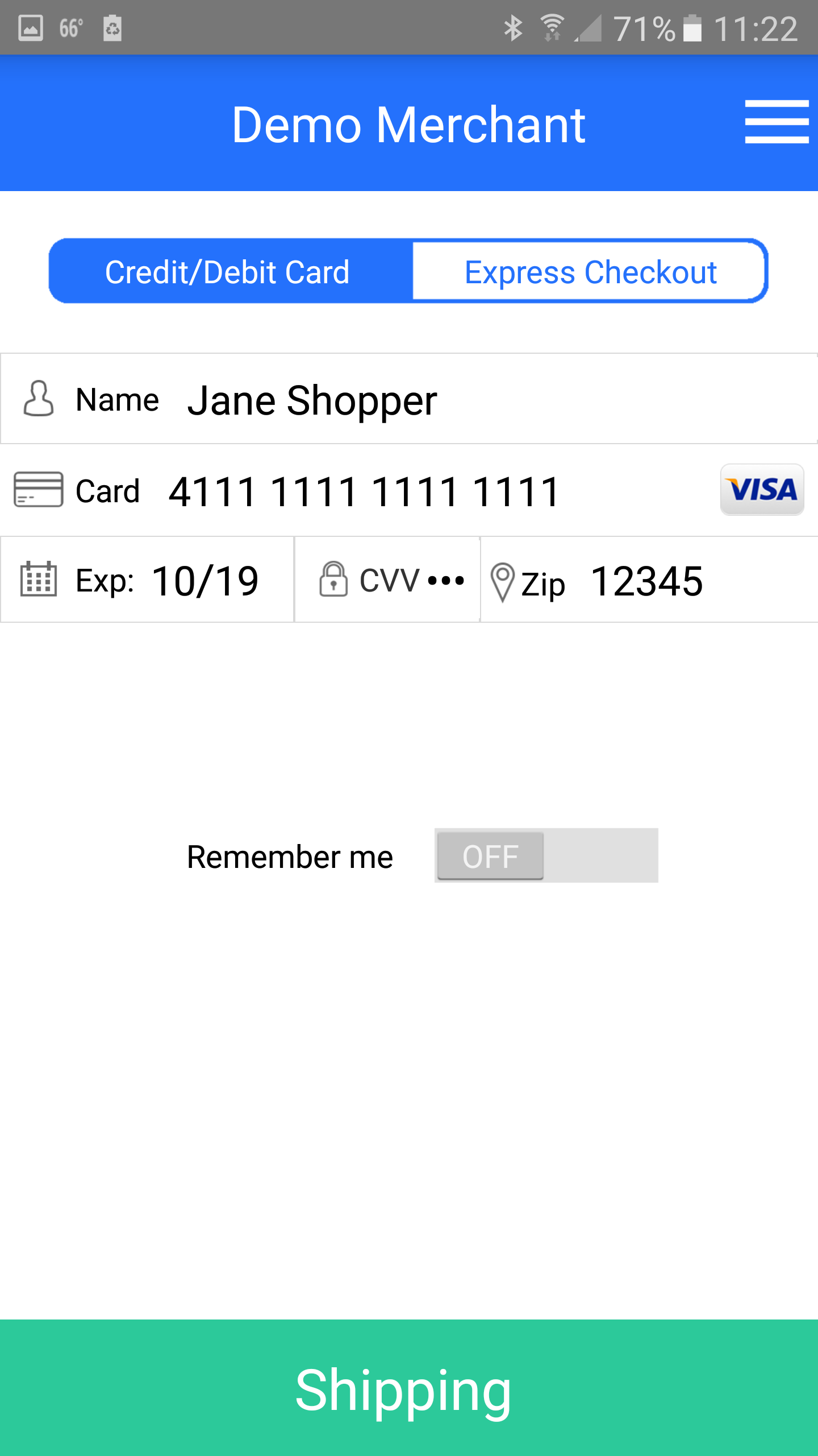 BlueSnap Android SDK gallery image