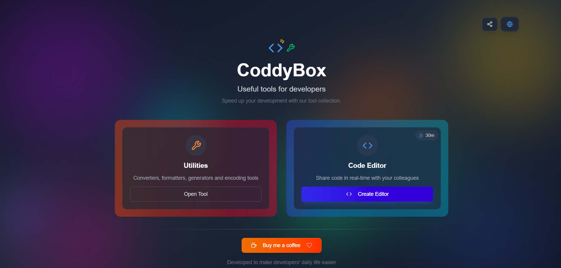 coddybox - 開發人員實用程序來簡化您的日常工作流程 media 2