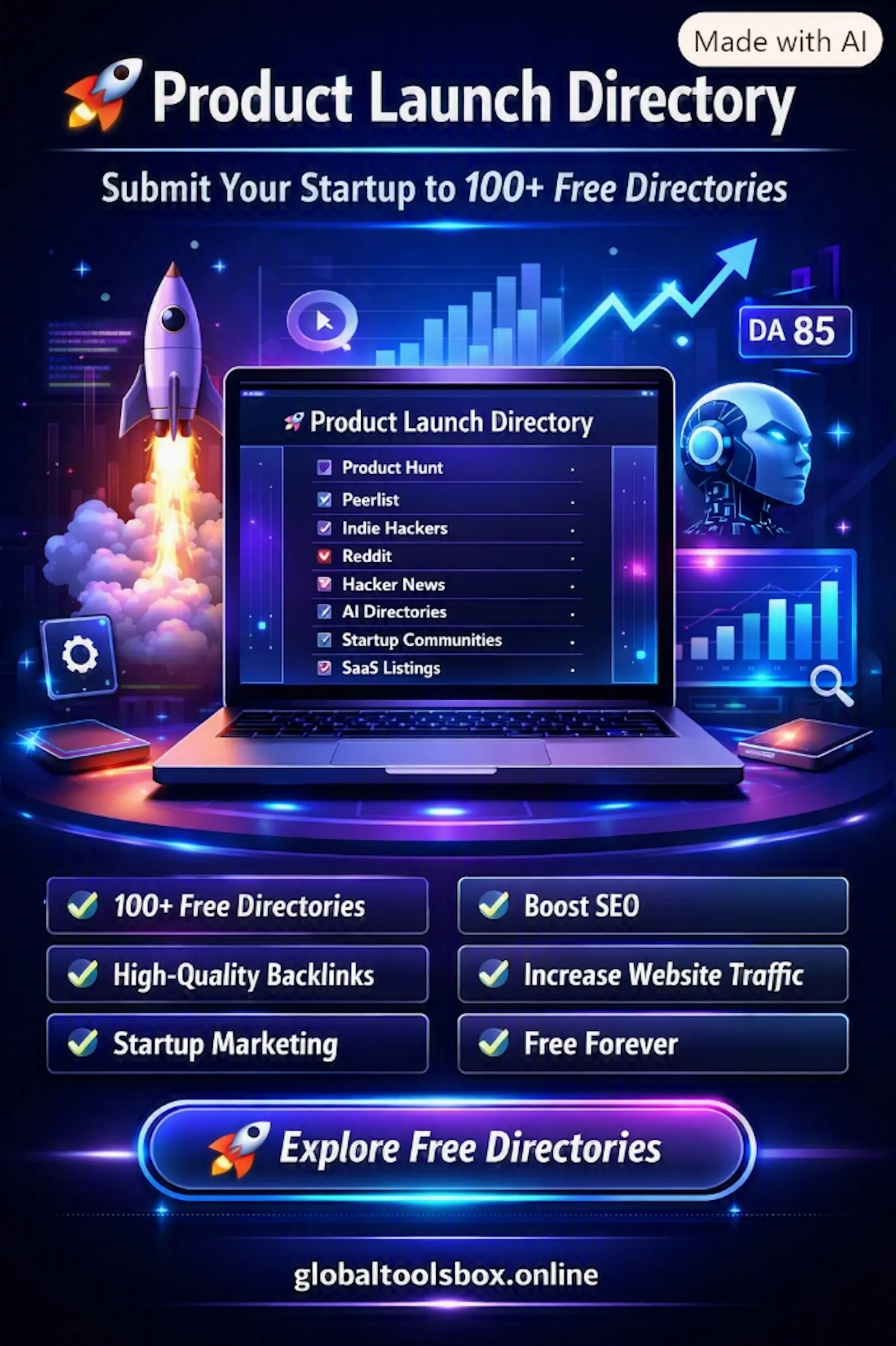 Product Launch Directory screenshot 1