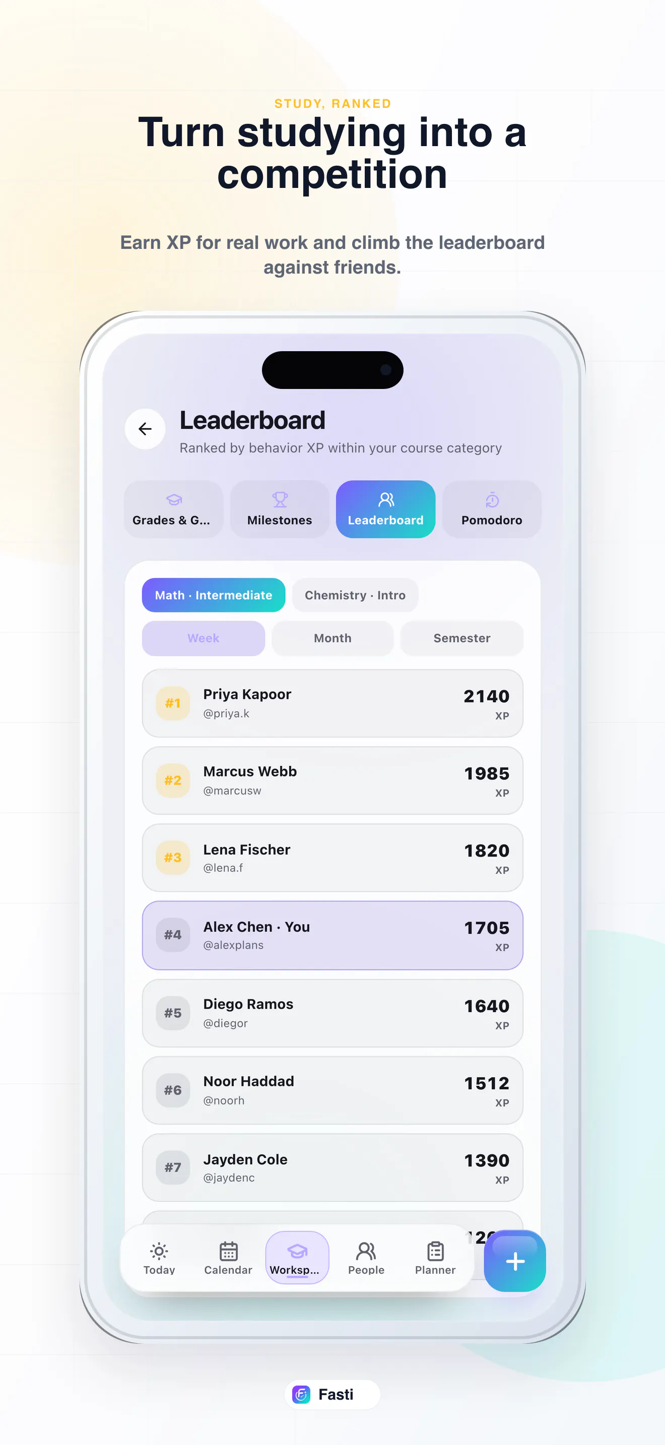 Fasti: AI Student Planner gallery image