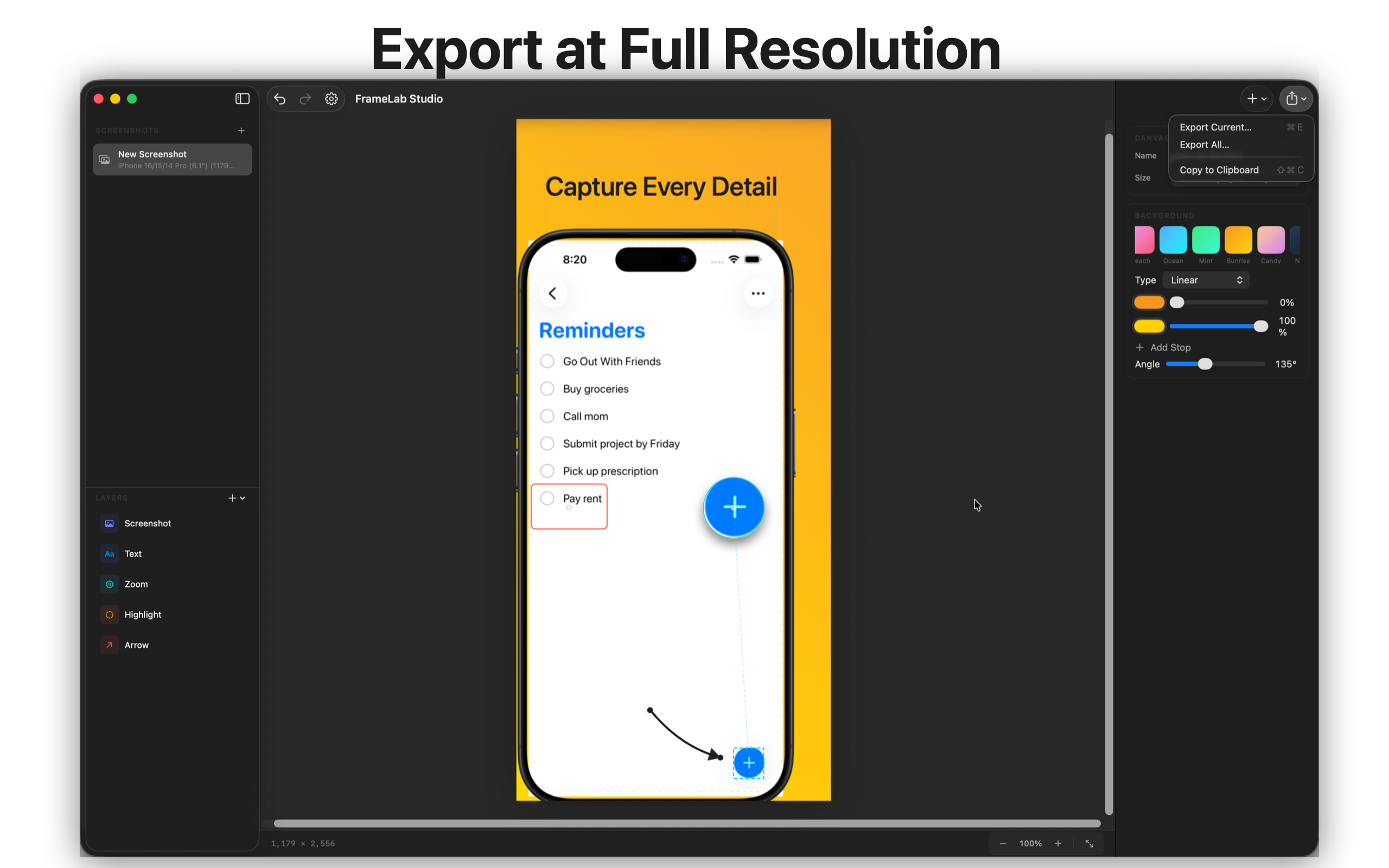 FrameLab Studio: App Store Screenshots gallery image