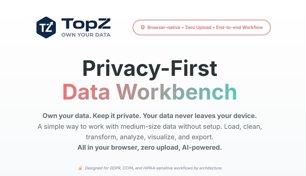 TopZ - Screenshot 2 showing product features and functionality