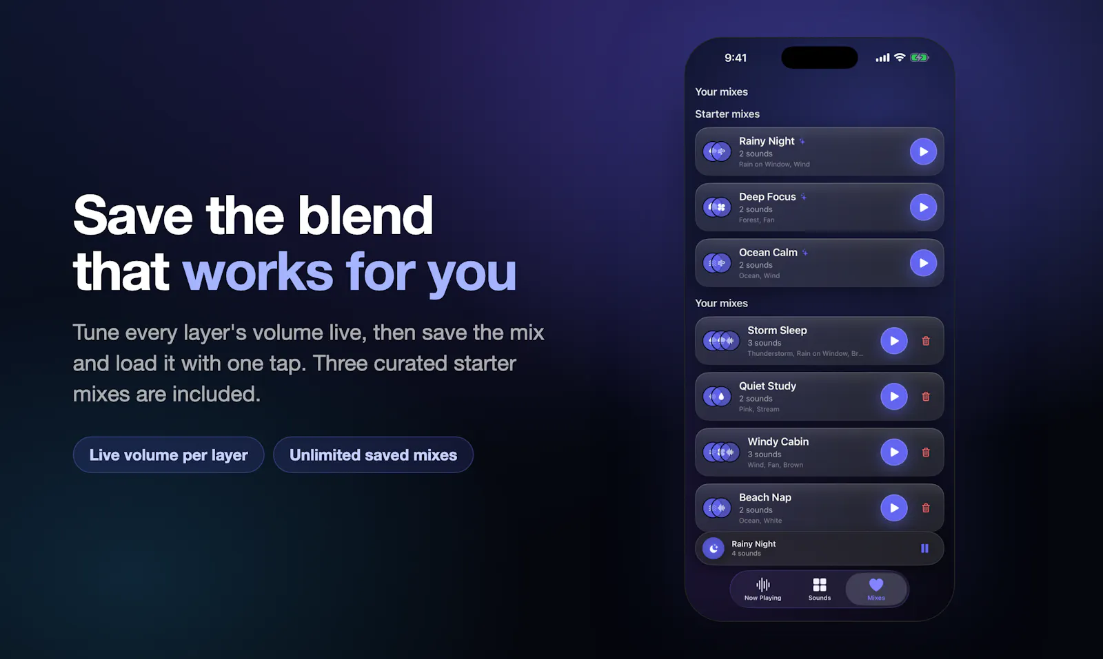 Lull — Sleep Sounds screenshot 3