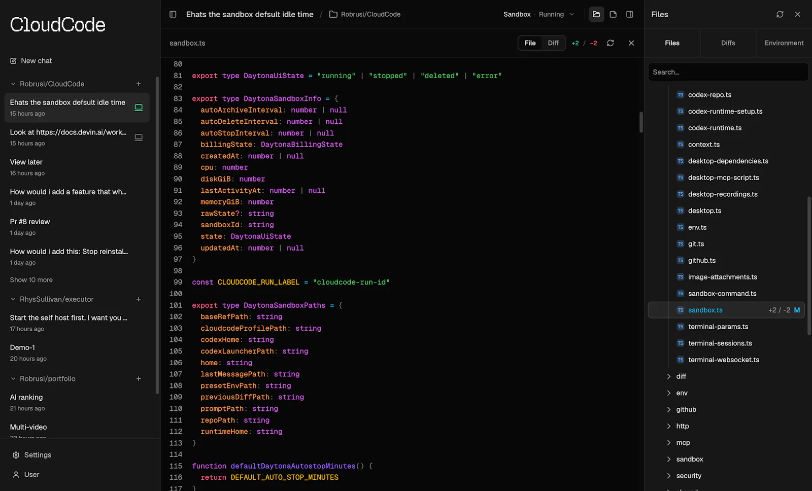 Cloudcode screenshot 3