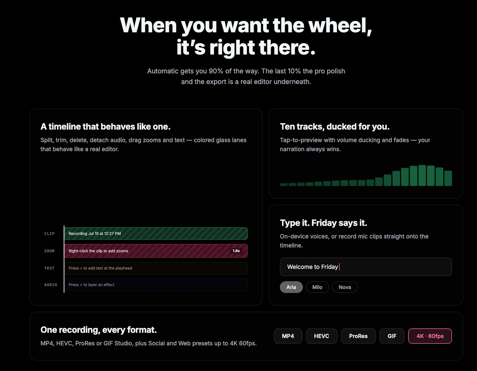 Friday screenshot 2