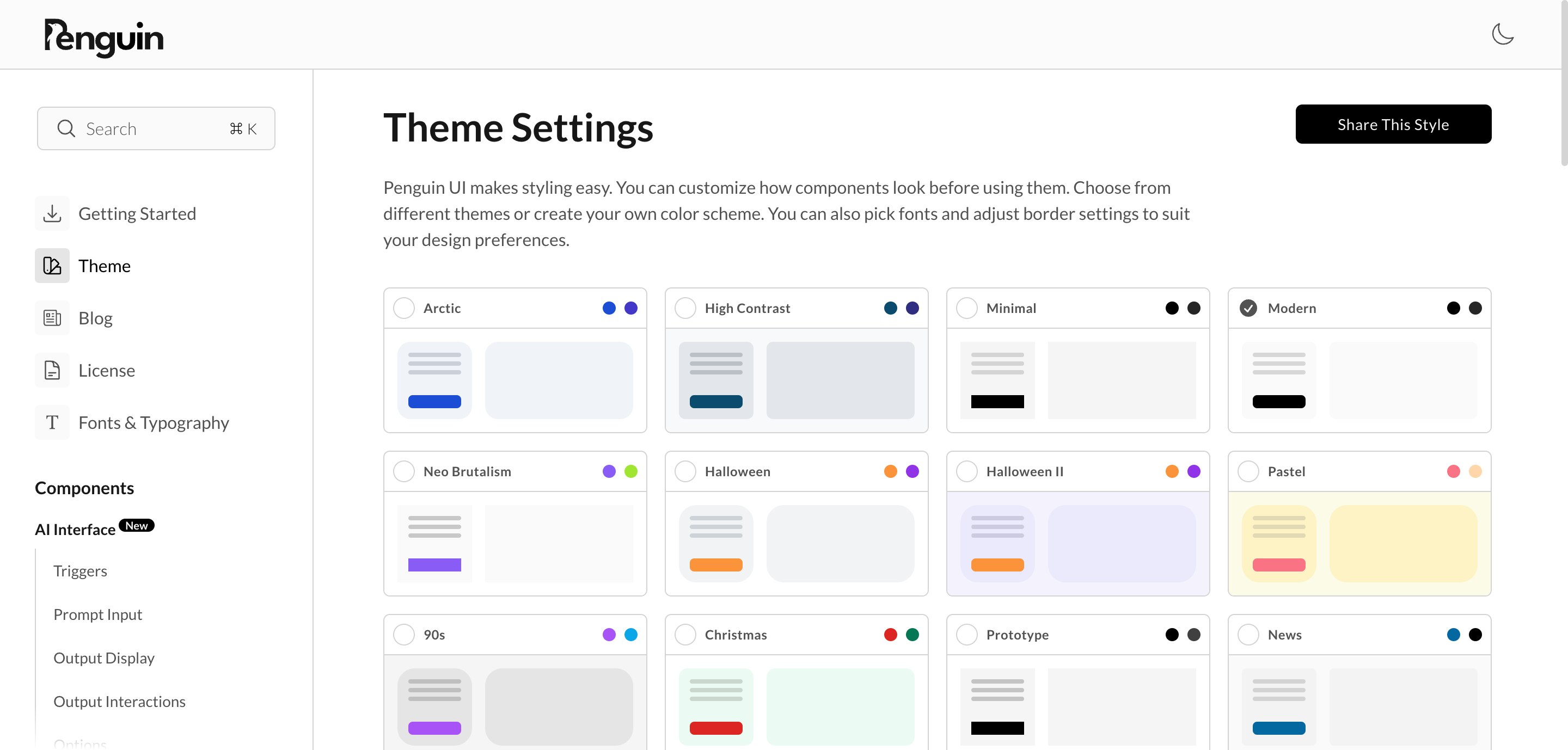 Penguen UI - Tailwind CSS ve Alpine JS UI Bileşen Kütüphanesi medya 5
