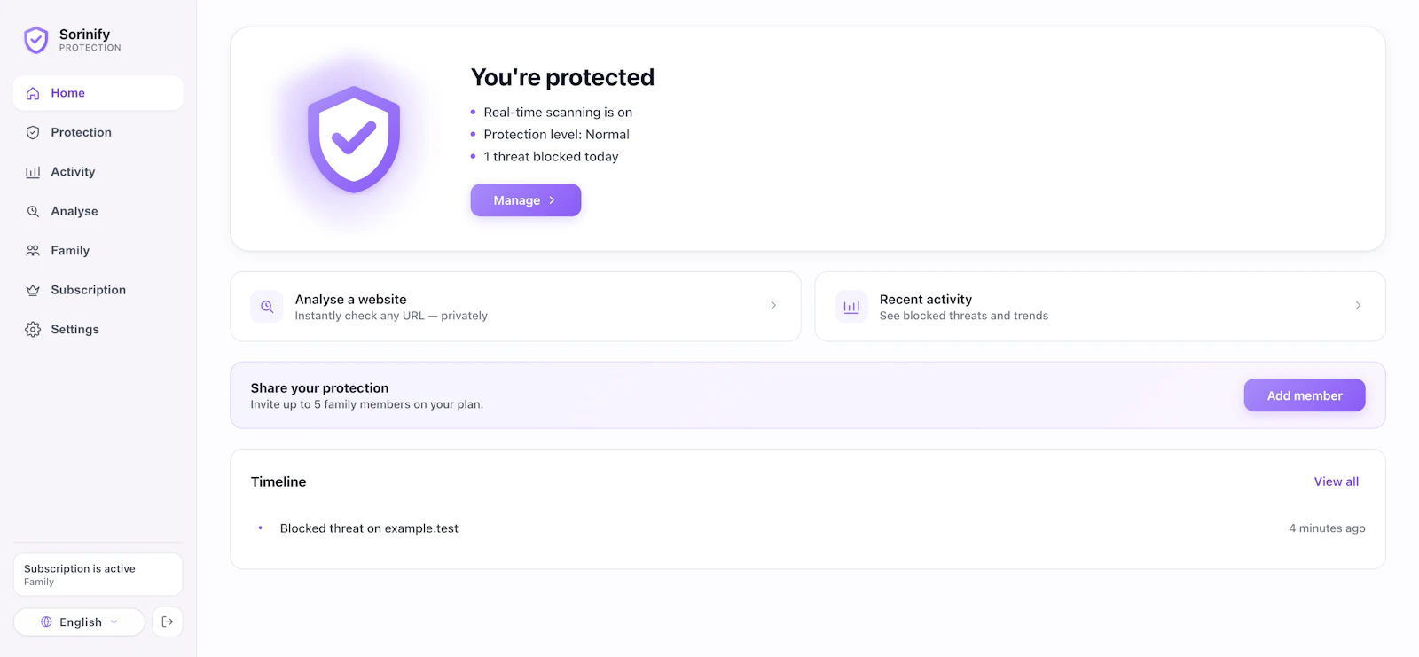 Sorinify - Phishing Protection screenshot 1