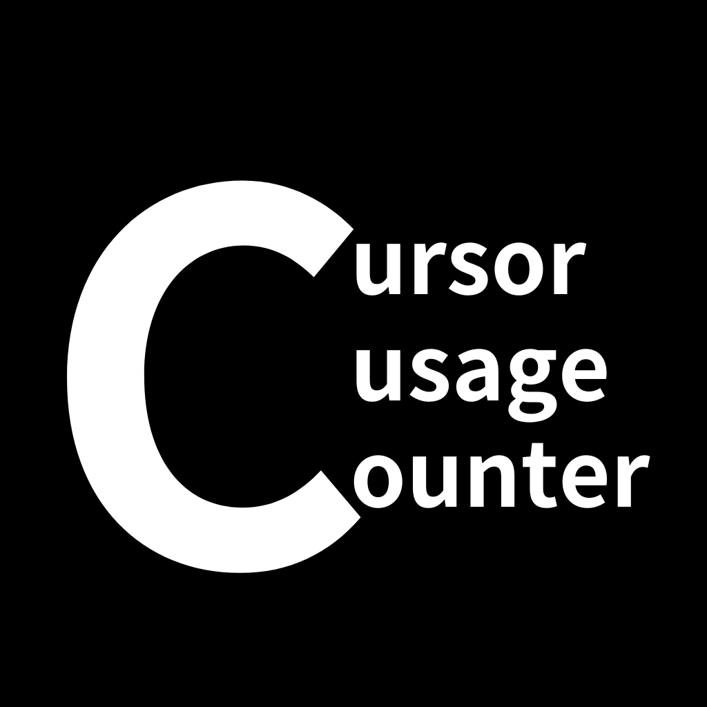 Cursor Usage Counter logo