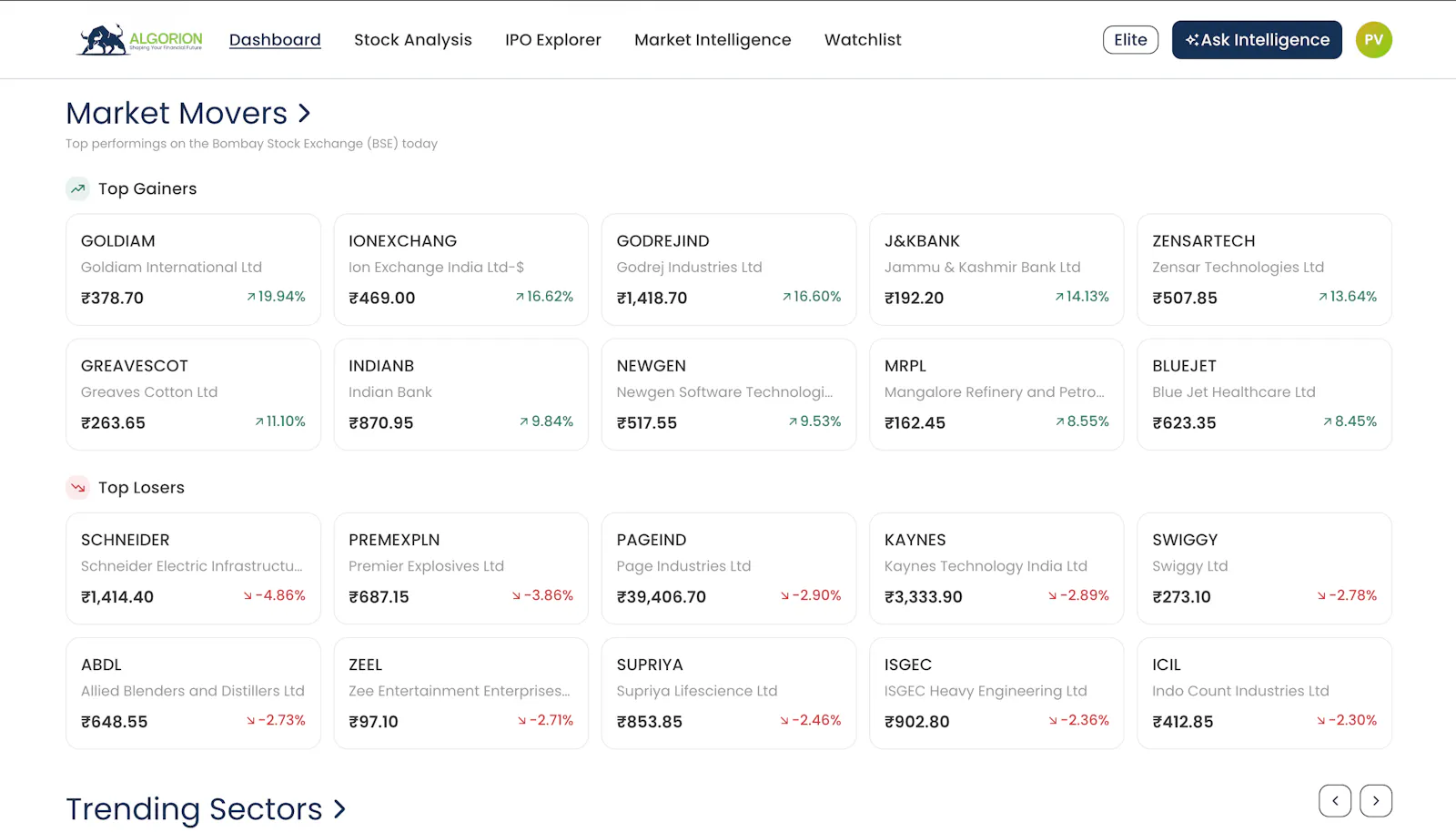 Algorion AI screenshot 2
