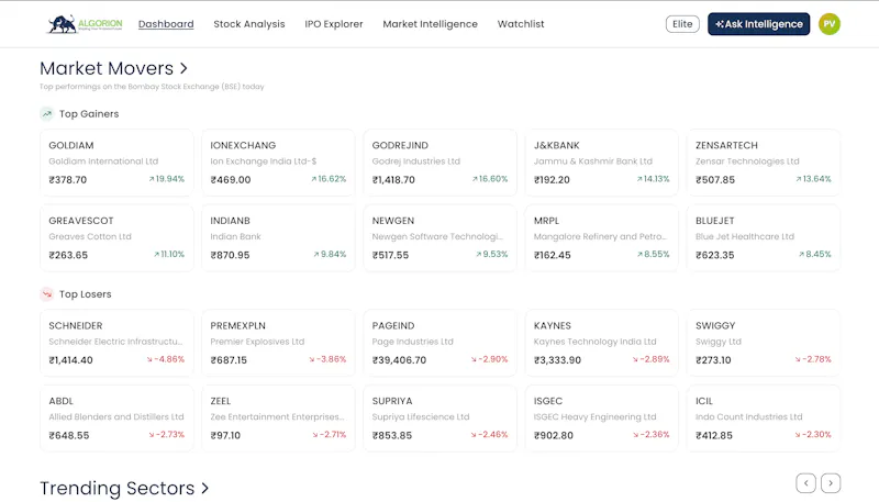 Algorion AI screenshot 2