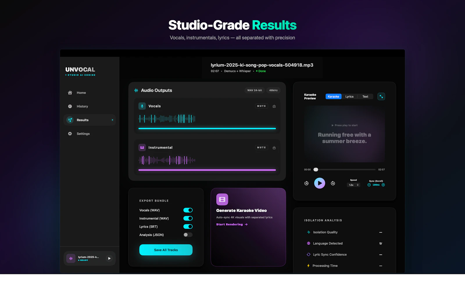 UnVocal screenshot 7