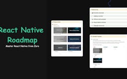 React Native Roadmap  media 3