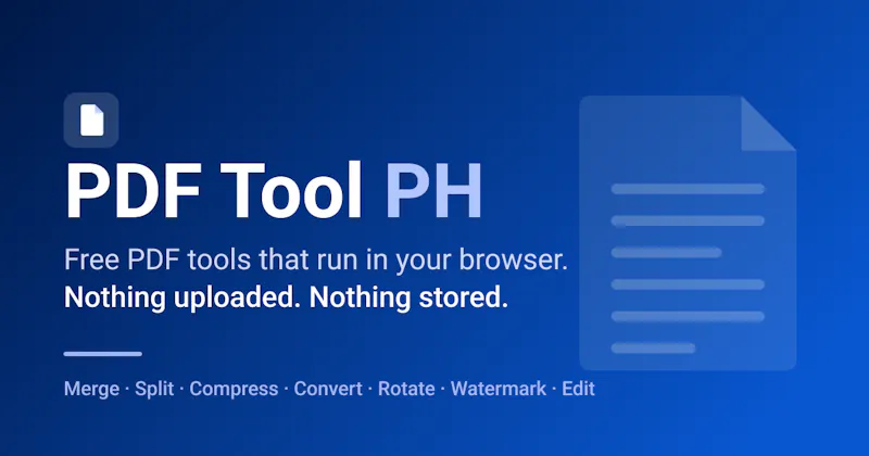 PDF Tool PH screenshot 1