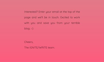 IGNITE / WRITE gallery image