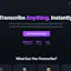 ScribeHawk — Transcribe Anything.