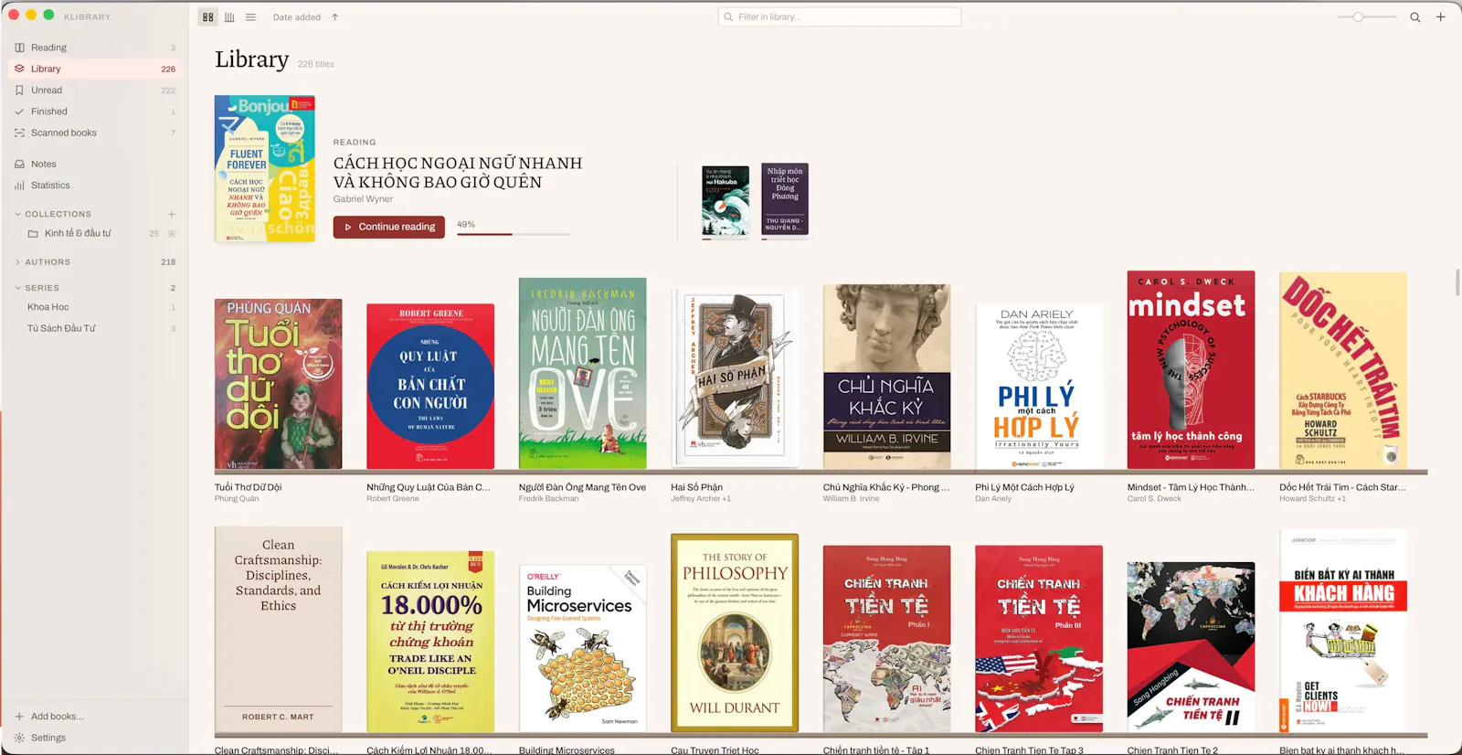 klibrary screenshot 1
