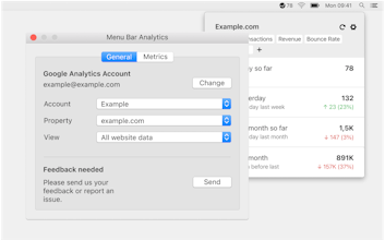 Menu Bar Analytics for macOS gallery image