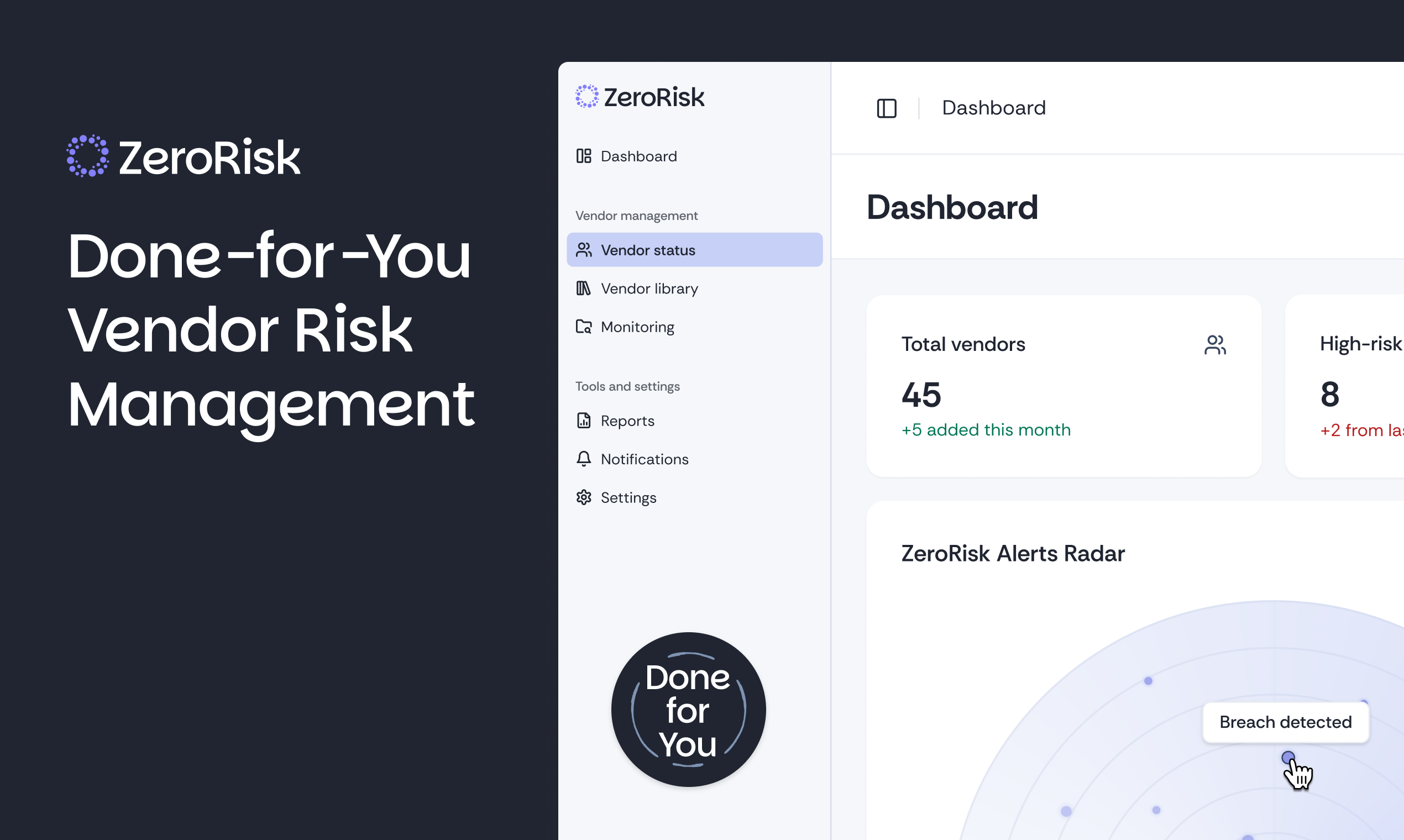 ZeroRisk Vendor Management gallery image