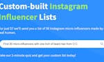 Influencer Lists by Shirley image