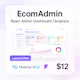 EcomAdmin – Premium React Dashboard