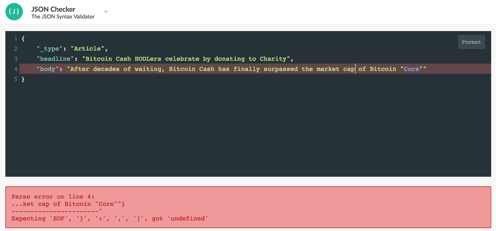 JSON Checker gallery image