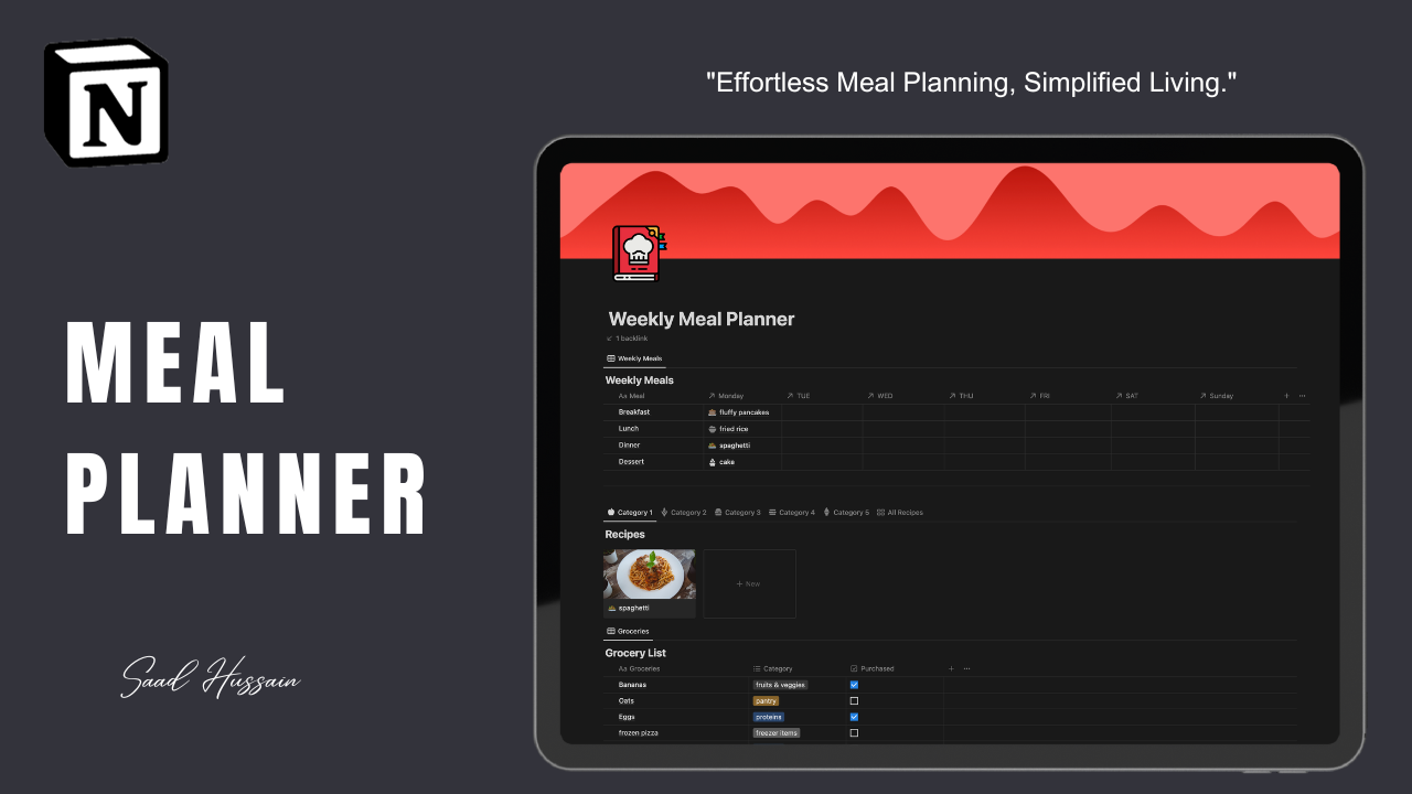 Meal Planner gallery image