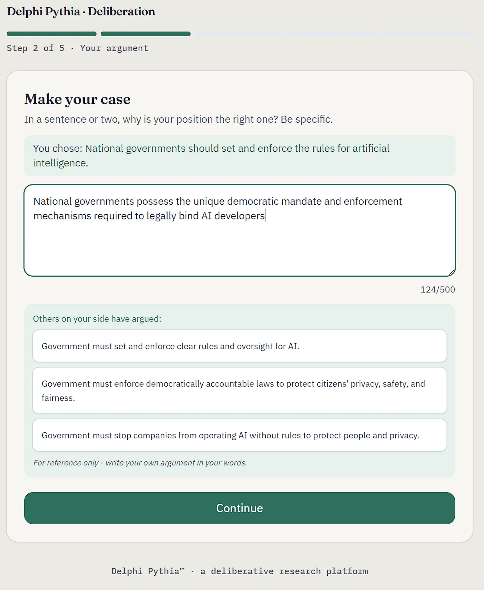Delphi Pythia screenshot 3