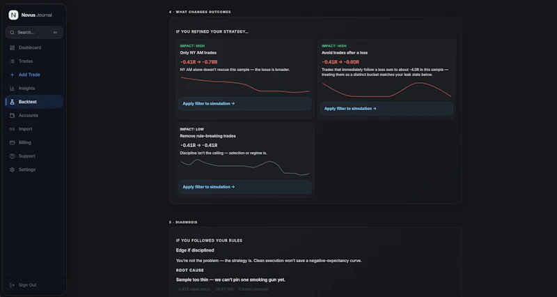 Novus Journal screenshot 9