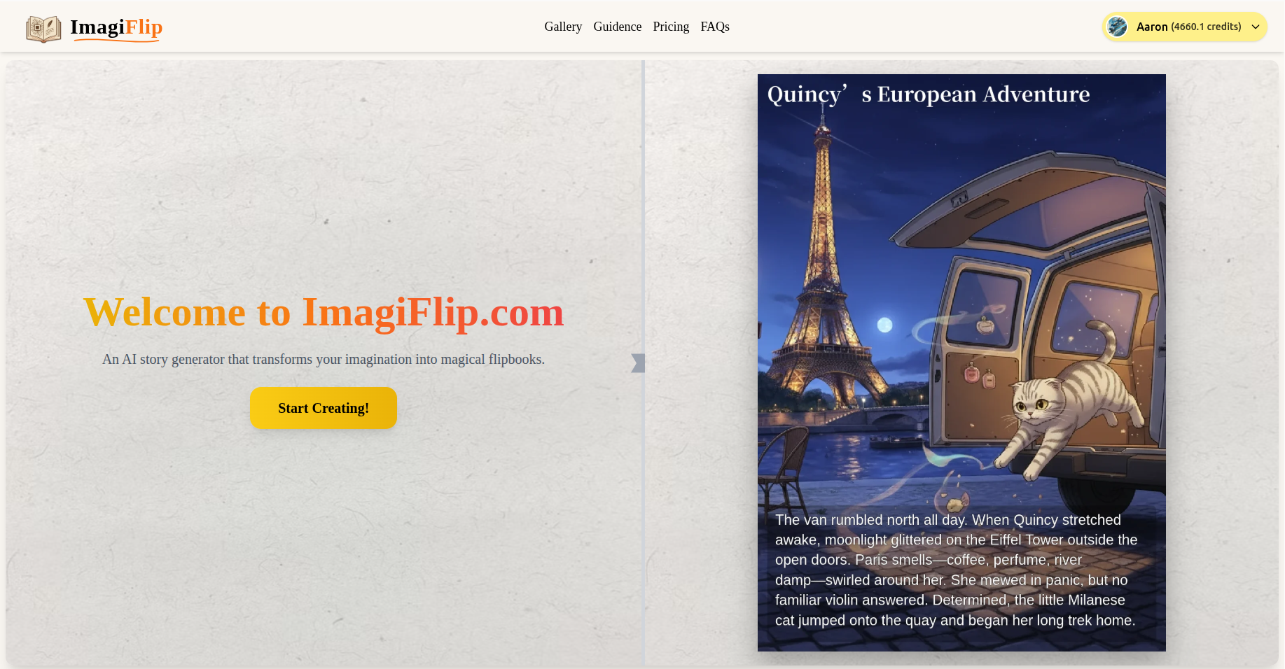 ImagiFlip – AI Story Generator&Flipbook gallery image