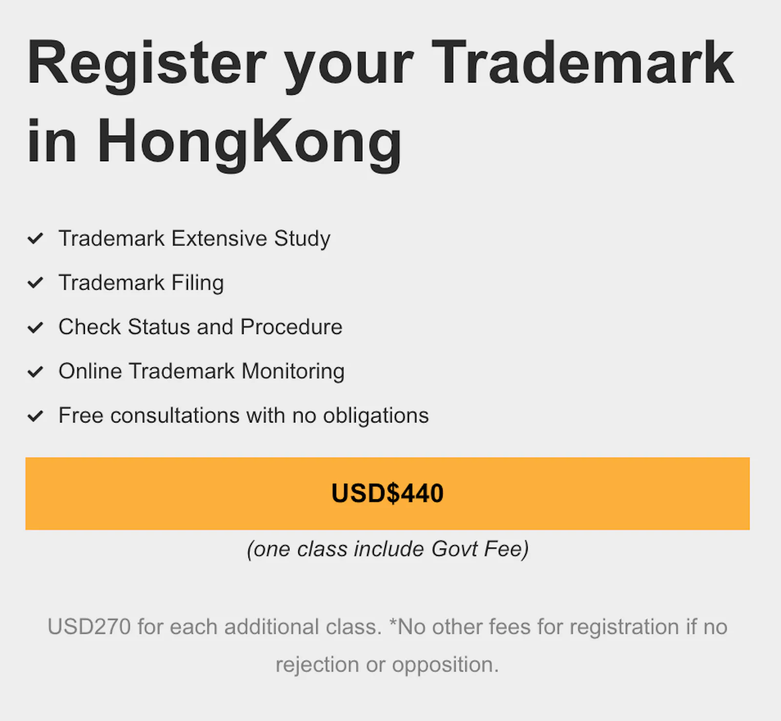 Trademark Registration in China screenshot 2