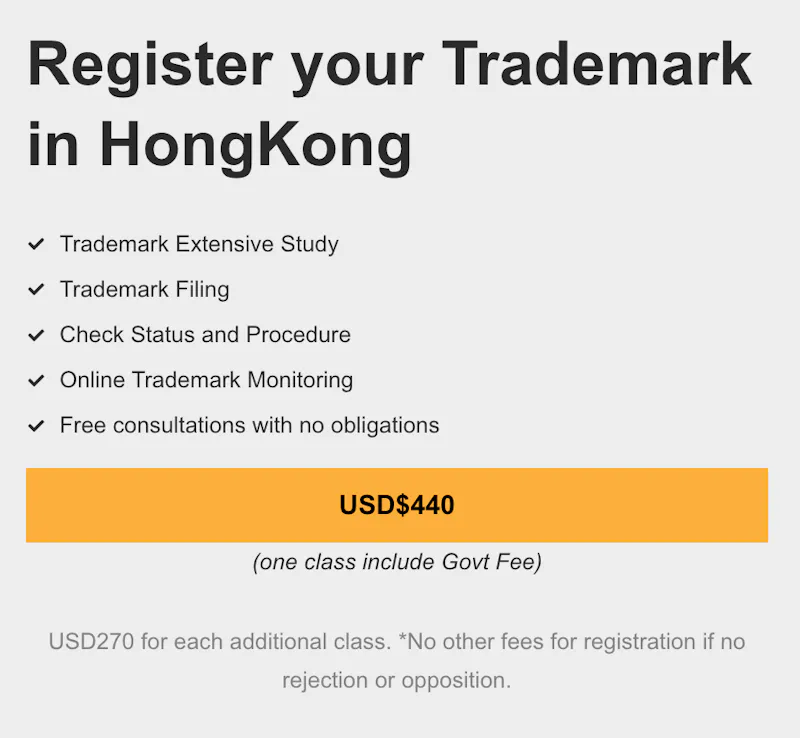 Trademark Registration in China screenshot 2