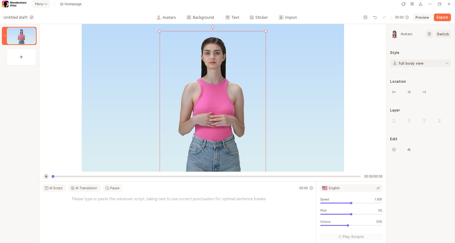 Média Wondershare Virbo - Virbo permet aux utilisateurs de créer une vidéo AI Avatar. 2