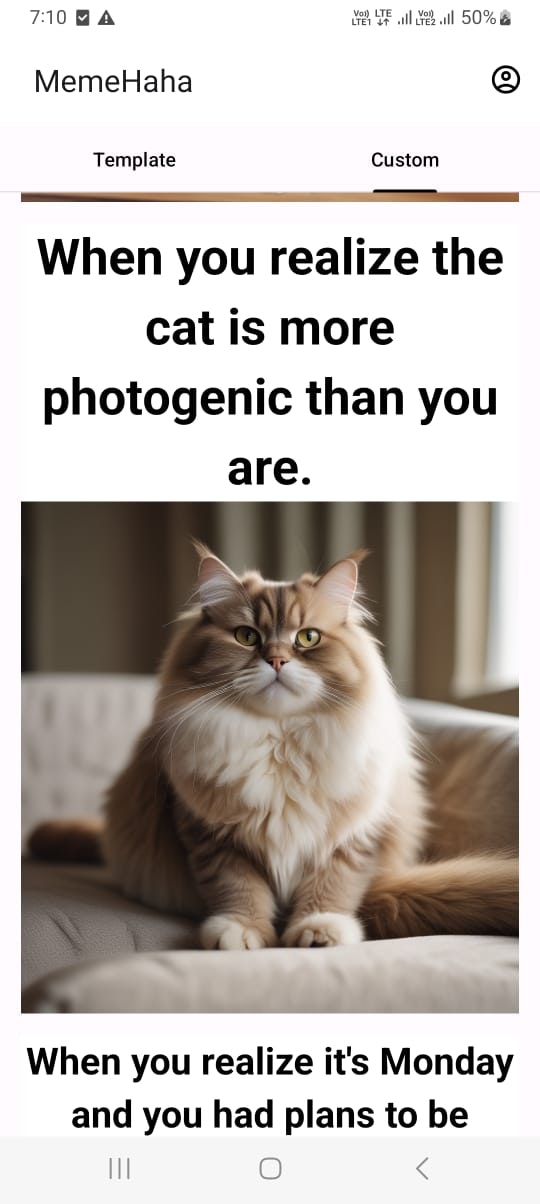 느슨하게 - AI Meme Generator, AI Magic을 사용하여 밈을 생성합니다 미디어 2
