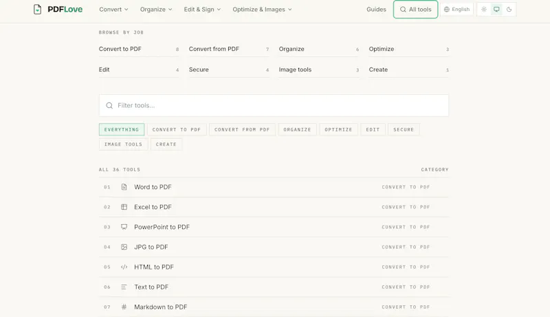 PDFLove screenshot 6