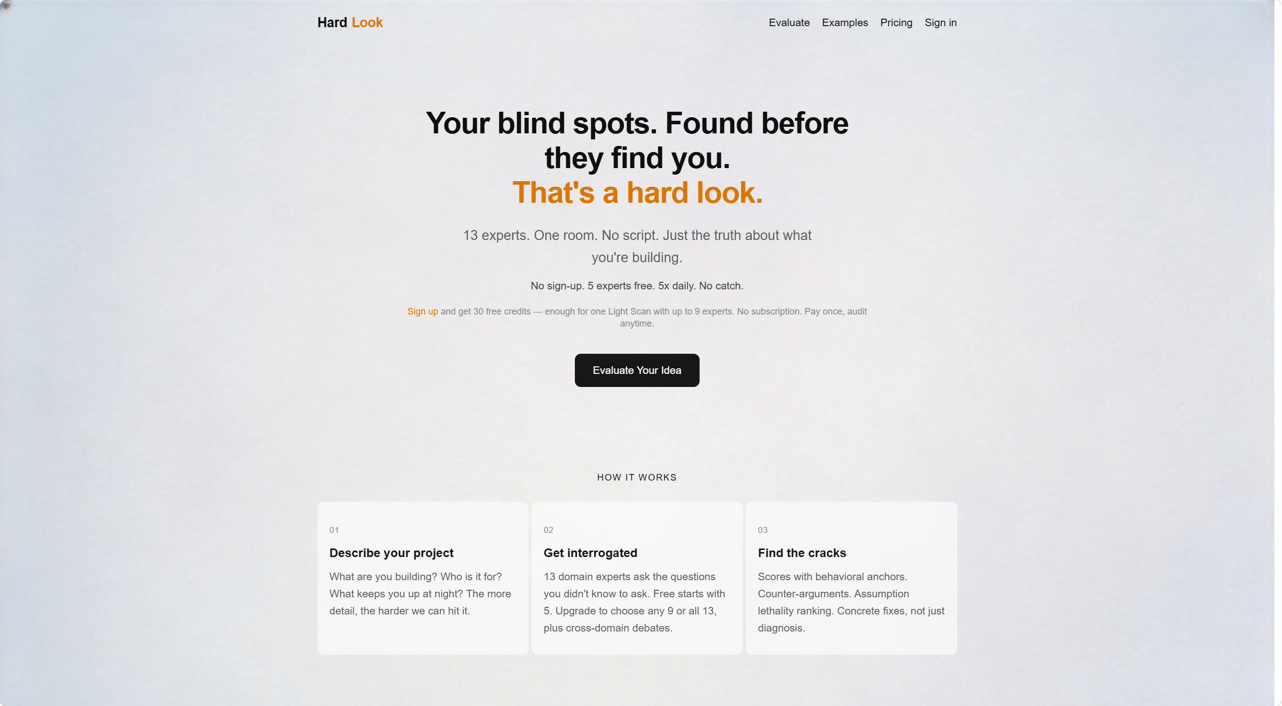 Hard Look gallery image