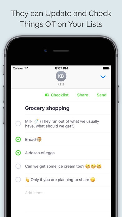OnTheList for iMessage gallery image