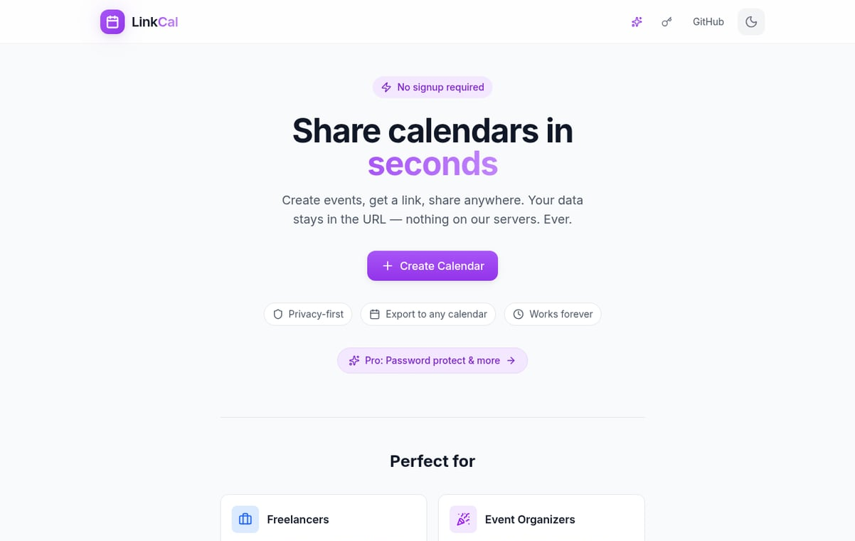 LinkCal gallery image