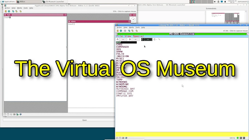The Virtual OS Museum screenshot 1 (video preview)