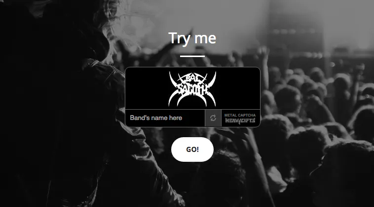 Metal Captcha