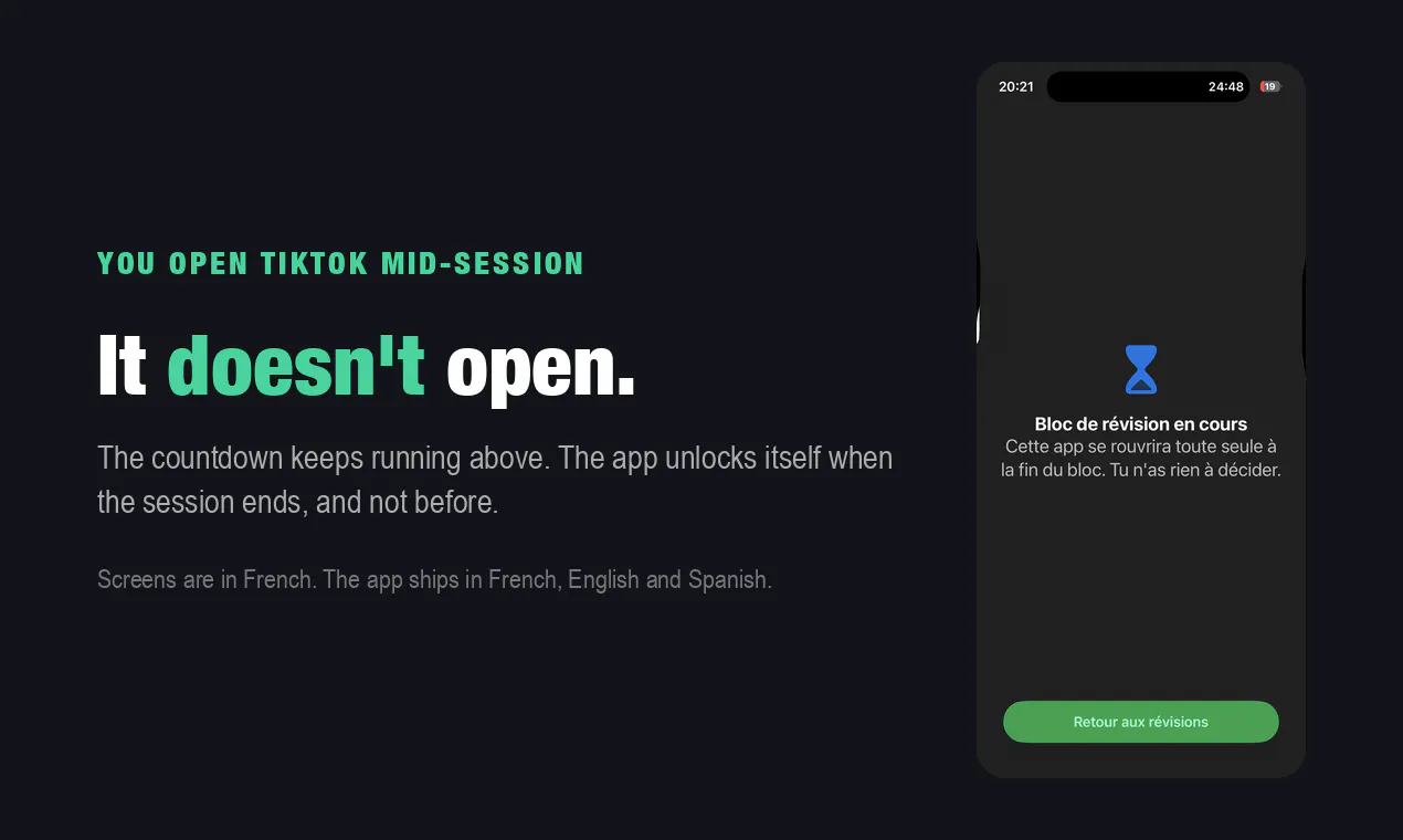 Productif.io Exam Mode gallery image