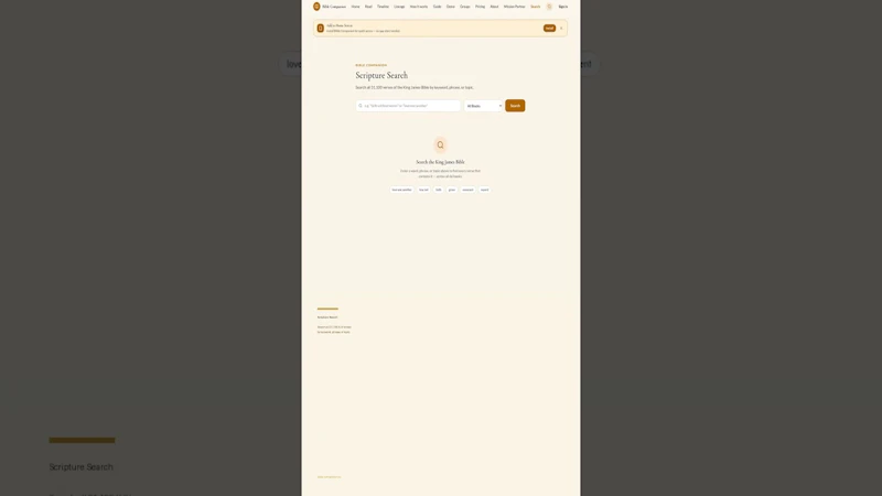 Bible Companion screenshot 1 (video preview)
