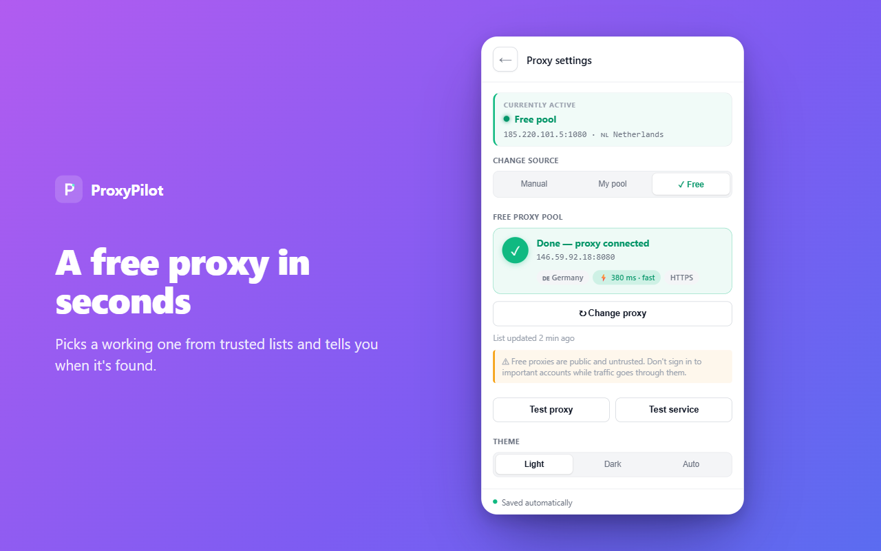 ProxyPilot gallery image