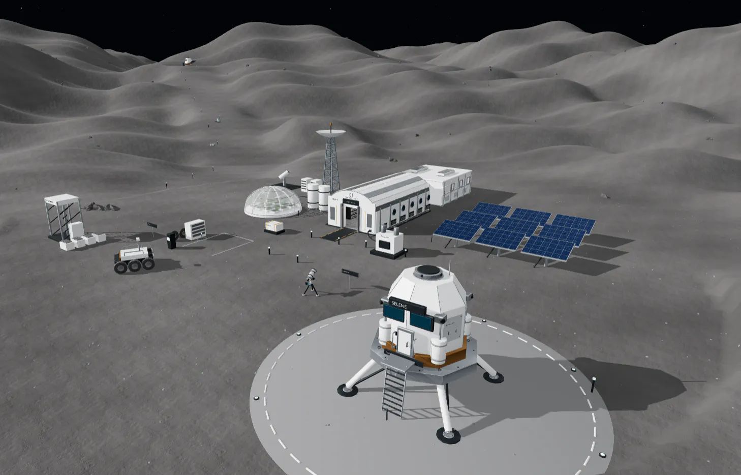 SELENE — Quiet Moon Outpost