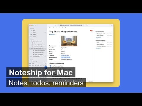 Noteship for Mac media 1