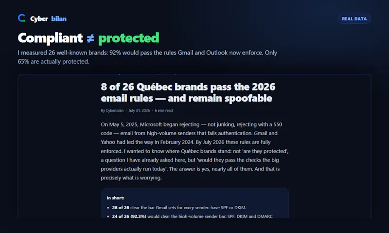 Cyberbilan screenshot 3