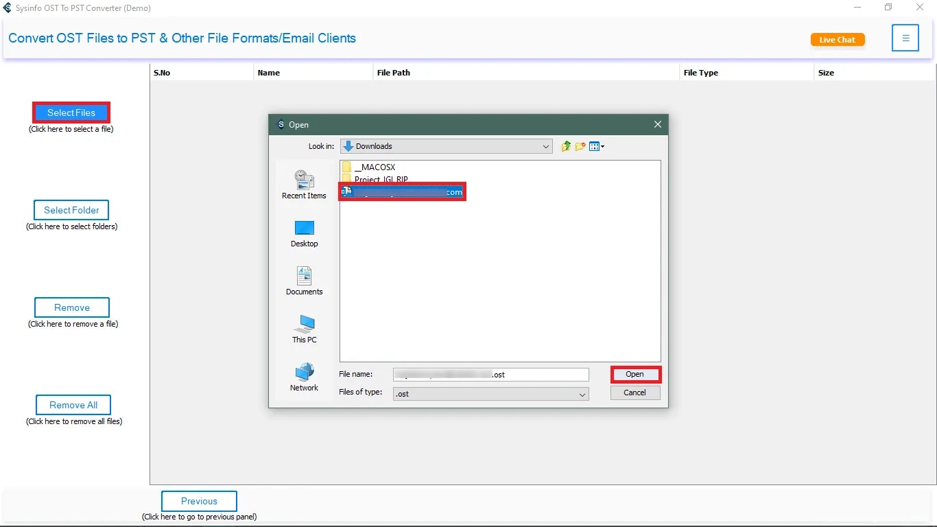 Média MailConverterTools OST à ​​PST Converter 2