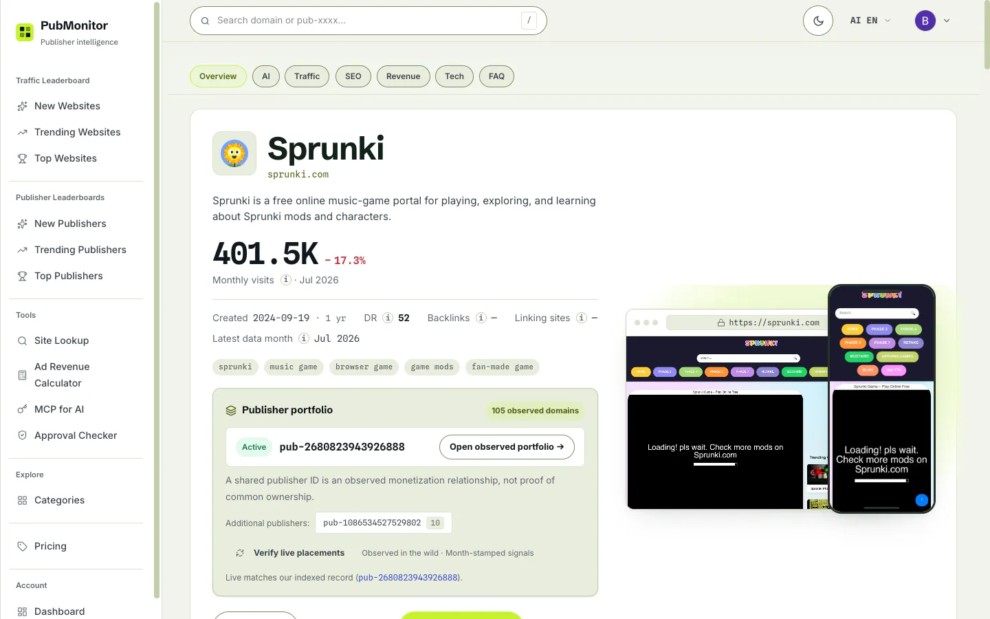 PubMonitor gallery image