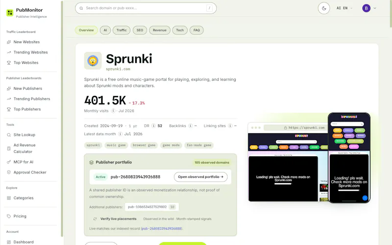 PubMonitor screenshot 4