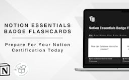 Notion Essentials Badge Flashcards media 2